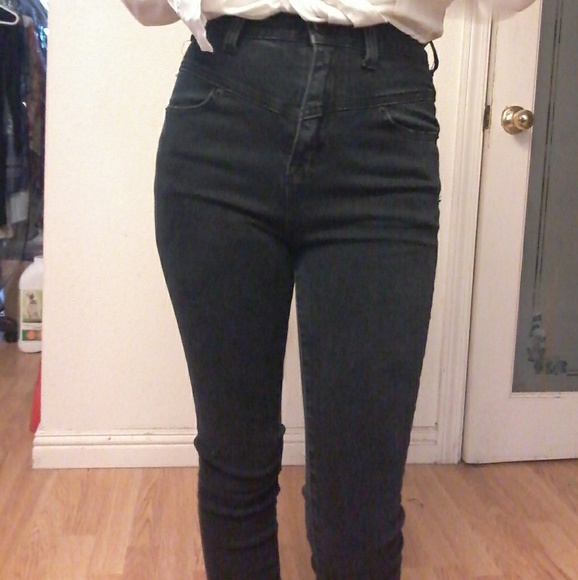 bdg seamed high rise jean